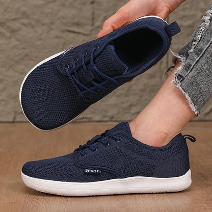 Women's Walking Flat Shoes Soft Mesh Suitable for Travel Wide Fit Lightweight Support Fitness and Leisure Sports Shoes for Men