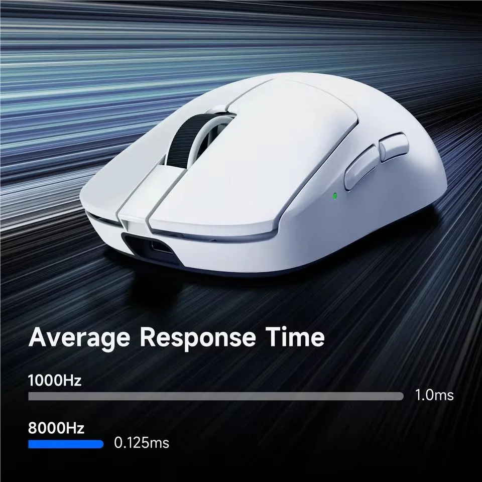 MCHOSE A7 V2 Ultra / Pro lahka brezžična gaming miška z dvojnim 8000Hz, PAW3950 TI, 42000DPI, za PC e-športne igralce