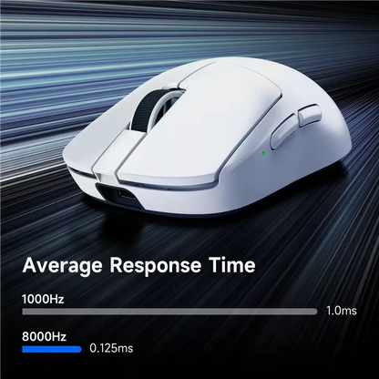 MCHOSE A7 V2 Ultra / Pro lahka brezžična gaming miška z dvojnim 8000Hz, PAW3950 TI, 42000DPI, za PC e-športne igralce