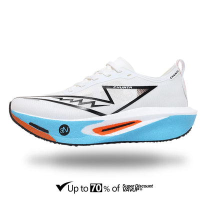 Scarpe da running uomo e donna Chunta con piastra in carbonio, ideali per maratona, sportive, traspiranti, leggere e confortevoli