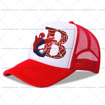 Spiderman Children Baseball Cap Kawaii Cartoon Printed Cap Boys Girls Outdoor Sports Sun Hat Adjustable Peaked Cap Kids Gifts
