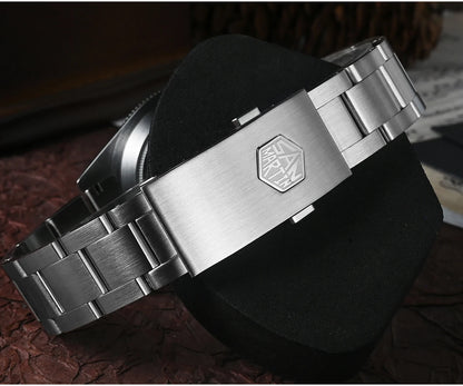 San Martin 40mm Retro Luxury Diver Watch NH35 Automatic Mechanical Watches for Men with Sapphire 200m Waterproof Luminous SN0008