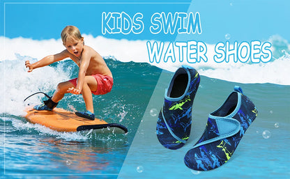 Weiche, faltbare Wasserschuhe für Jungen und Mädchen – Kinder-Strandschuhe für Sommer, Outdoor, Waten, Schwimmen, Surfen und Meer, schnell trocknende Aqua-Schuhe