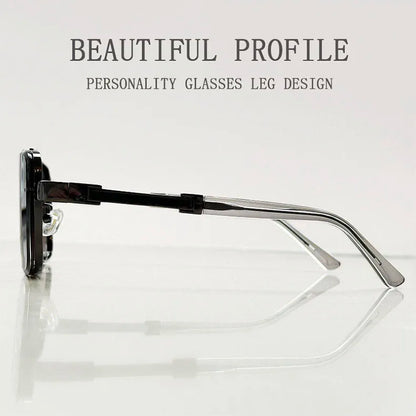 2025 Square Sunglass Men Luxury Vintage Sunglasses Women Trendy Retro Fashion Glasses Gafas De Sol Hombre Lunette Soleil Femme