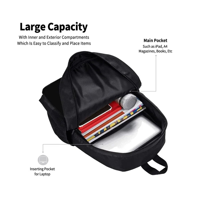 New Game FortniteS Child School Backpack With Shoulder Bag Pencil Bags School Bags for Boys Girls Best Gift
