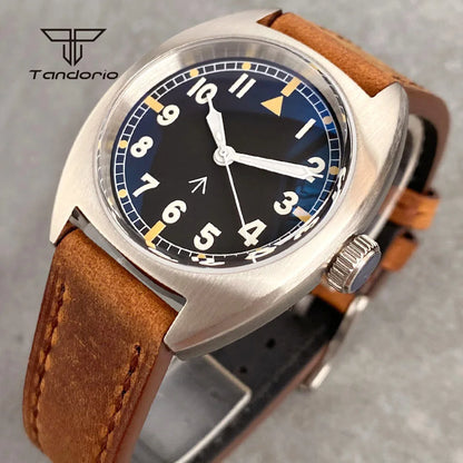 Tandorio 36mm Dive Military Automatic Miyota8215 Mechanical Watch for Men Domed Sapphire Unisex Wristwatch 20BAR Waterproof Lume