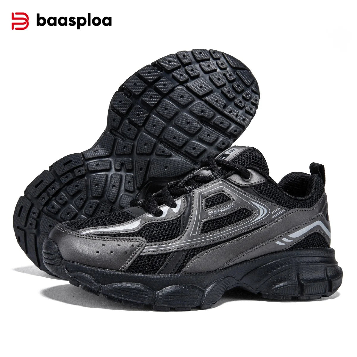 Chaussures de course pour femme Baasploa : baskets de jogging légères et tendance en mesh, antidérapantes, pour femme, d'extérieur, respirantes, colorées et décontractées