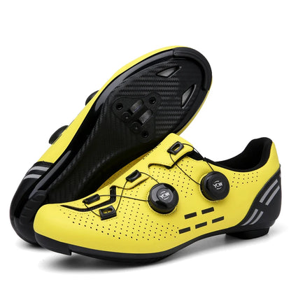 Pantofi de ciclism de înaltă calitate, SPD cu autoblocare pentru bărbați, pantofi sport de curse pentru bicicletă, pantofi de ciclism MTB de munte antiderapanți pentru femei, 36-47