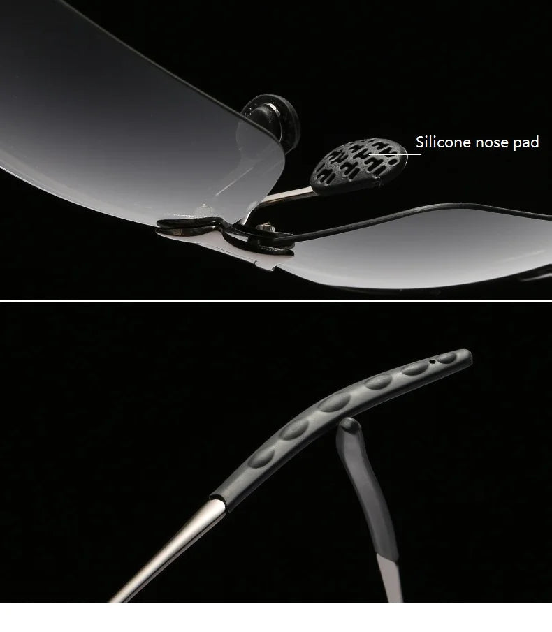 Men Photochromic Polarized Sunglasses Driving Fishing Chameleon Glasses Change Color Sun Glasses Day Night Vision Eyewear