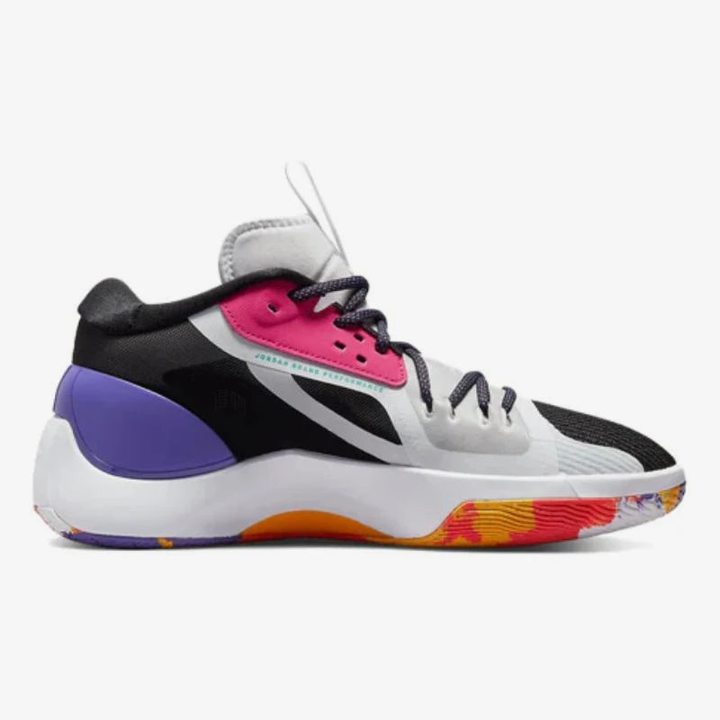 Nike Genuine JORDAN Men's Comfortable Shock-Absorbing Mid-Top Practical Basketball Shoes DH0248-130