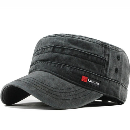 1pc Spring and Autumn Flat Top for Men and Women Soft Top Baseball Caps with FS Label, Outdoor Fishing Sunshade,Daily Use