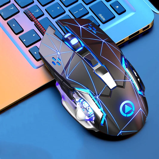 Ενσύρματο gaming ποντίκι USB με 6 κουμπιά, οπίσθιο φωτισμό, εργονομικό σχεδιασμό και ρυθμιζόμενο DPI – οπτικό ποντίκι για PC gamer και επιτραπέζιο υπολογιστή