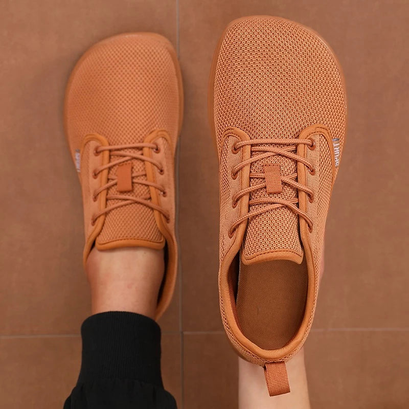 Women's Walking Flat Shoes Soft Mesh Suitable for Travel Wide Fit Lightweight Support Fitness and Leisure Sports Shoes for Men