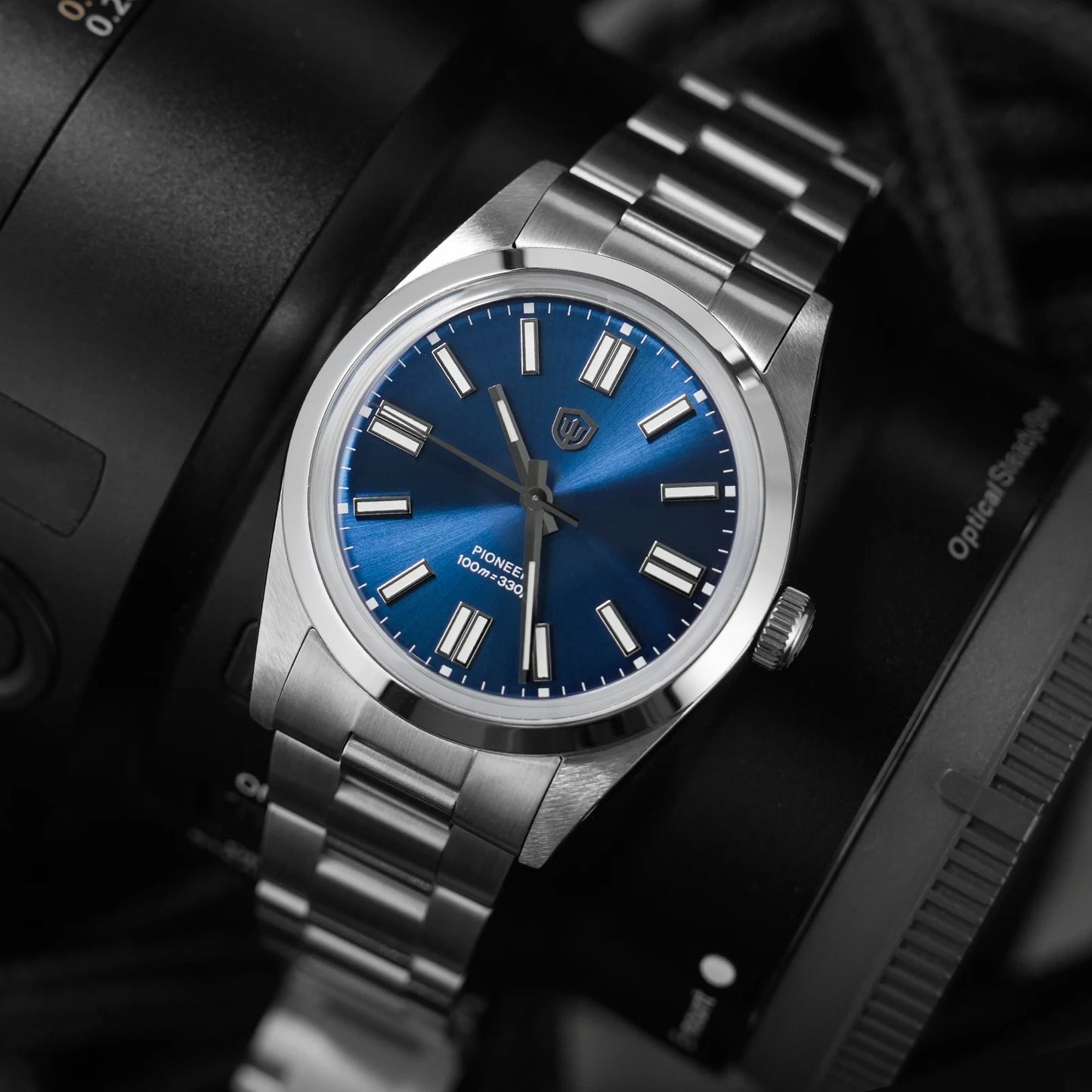 Watchdives WD1016 V3 Watch 37mm VH31 Sweep Quartz Movemet Stainless Steel Watch Waterproof Luminous Sapphire Men Wristwatch