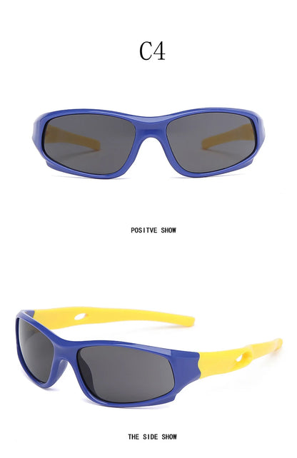 New Kids Sports Sun Glasses Cycling Sunglasses TR90 Outdoor Goggle UV Protection Eyewear Balance Car Driveing Children Glasses
