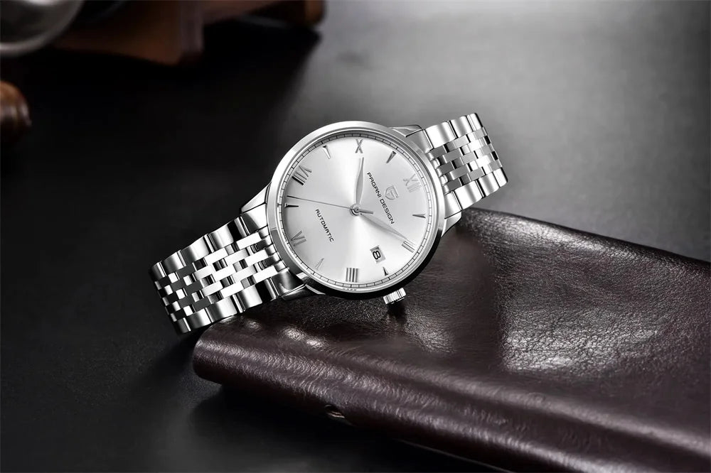 PAGANI DESIGN 40MM Pilot Men's Mechanical Watch Luxury Sapphire Glass Automatic Watch 100M Waterproof NH35 Wristwatch for Men