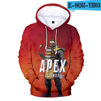 Personality 3D Printed Game Apex Legends Hoodies Sweatshirts Men Women High Quality Hoody Game Long Sleeve Plus Size Hoodies