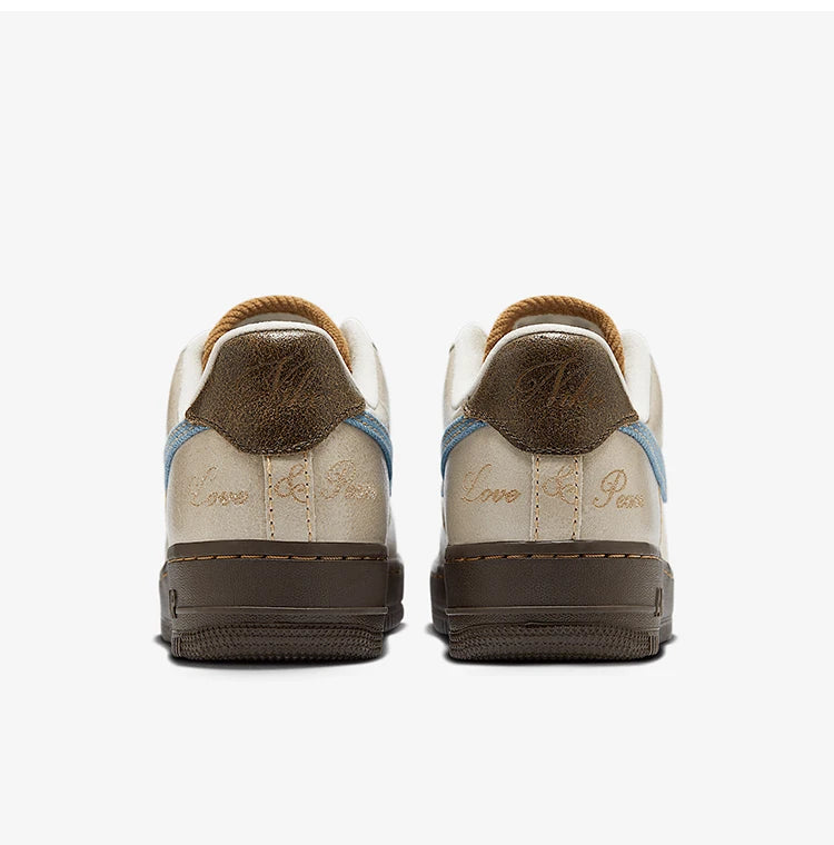 Dámske klasické tenisky Nike Air Force 1 s hrubou podrážkou a vysokou odolnosťou HQ3458-142