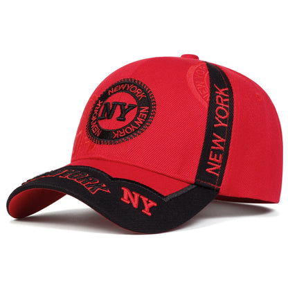 Unisex Letter Embroidery Baseball Caps Spring and Autumn Outdoor Adjustable Casual Hats Sunscreen Hat