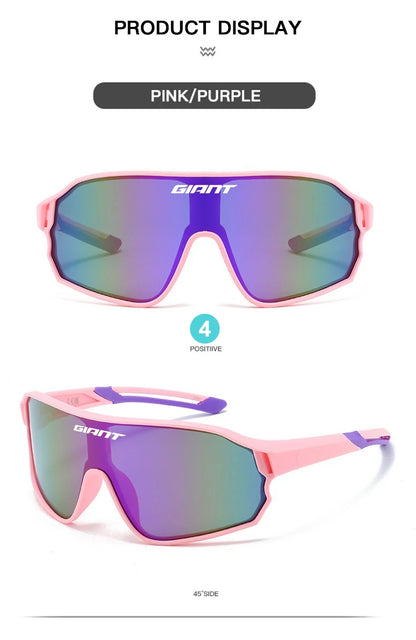 GIANT Cycling Glasses men and women UV400 Anti Fog HD REVO Lenses CE/ANSI Certified Cateye Design MTB/Road Bike