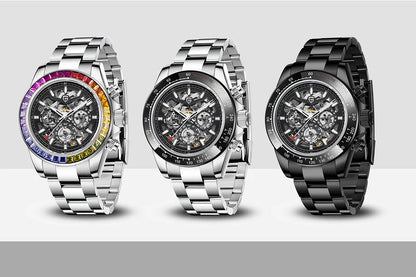 PAGANI DESIGN Men‘s Automatic Mechanical Watch Stainless Steel Waterproof Sport 10Bar Luxury Casual Watch for Men Reloj Hombre