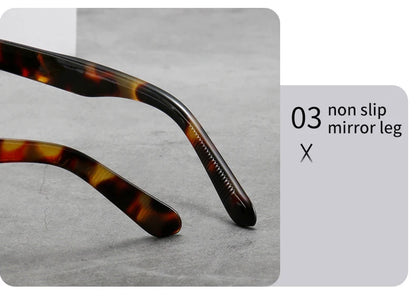 Men's Thick Framed Retro Brown Sunglasses Narrow Framed Hip-hop Style Rapper Eyewear Vacation Sunglasses UV400