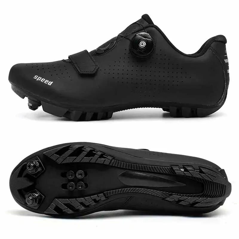 Unisexové MTB topánky Zapatillas Ciclismo MTB – pánske cyklistické bežecké topánky, pánske topánky s hrotmi na horské bicykle, dámske cyklistické topánky