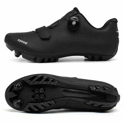 Unisexové MTB topánky Zapatillas Ciclismo MTB – pánske cyklistické bežecké topánky, pánske topánky s hrotmi na horské bicykle, dámske cyklistické topánky