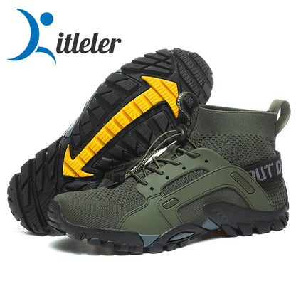 39-47 Size Men's Aqua Shoes Anti-Slip Male Sneakers Mountain Hiking Shoes Quick-Drying Water Shoes Soft Men Casual Sneakers 2024