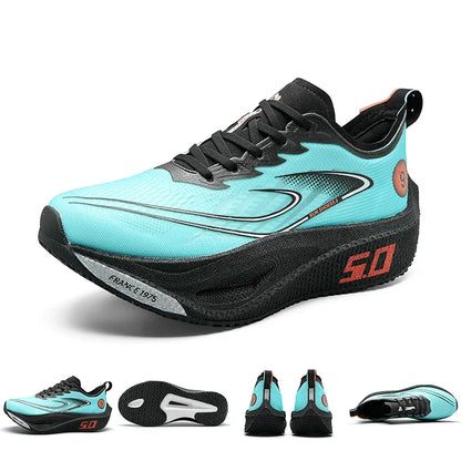 Air cushion running shoes, breathable outdoor sneakers, lightweight sports jogging shoes