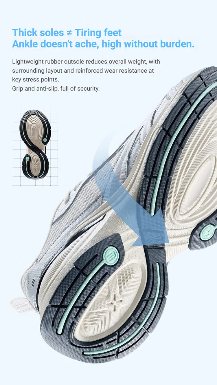 Xtep Basque 3 For Male Sneakers Retro Fashion Breathable  Luxury Height-Increasing Sports Shoes 2026 Spring 874219320001