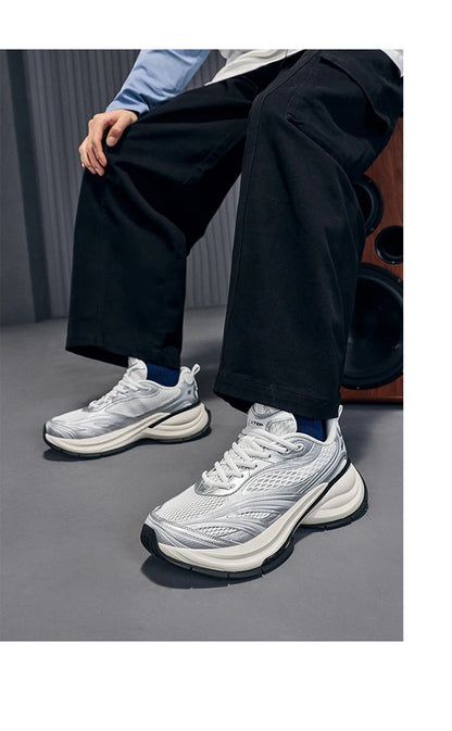 Xtep Basque 3 For Male Sneakers Retro Fashion Breathable  Luxury Height-Increasing Sports Shoes 2026 Spring 874219320001
