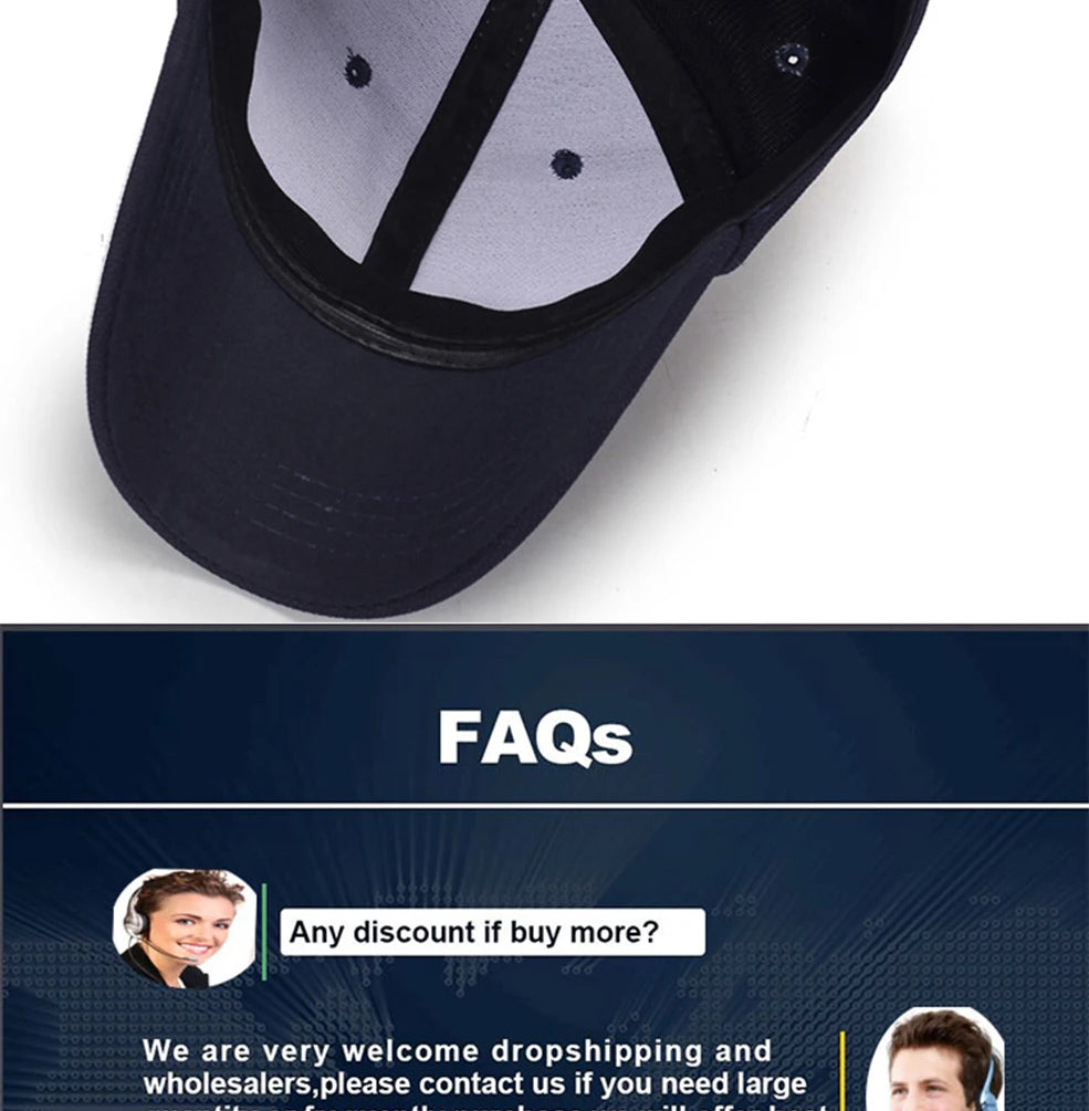 2026 High Quality Baseball Cap Men Snapback Hats Caps Men  Fitted Closed Full Cap Women Gorras Bone Male Trucker Hat Casquette