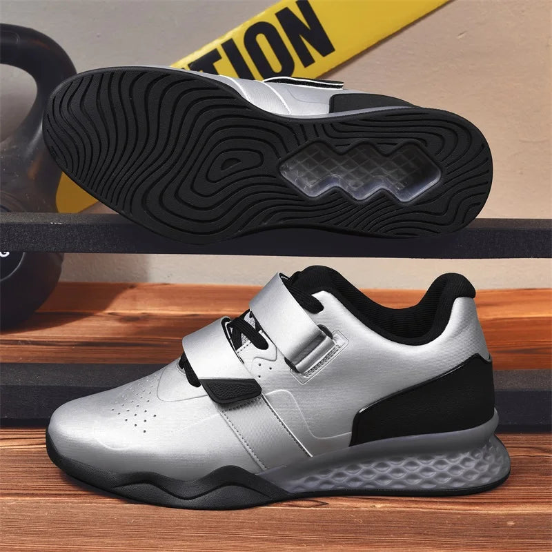 Weightlifting Shoes Professional  Men Women Powerlifting Squat Training Hard Sole Gym Shoes with Stable Heel Non Slip Design
