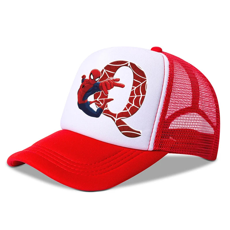 Spiderman Children Baseball Cap Kawaii Cartoon Printed Cap Boys Girls Outdoor Sports Sun Hat Adjustable Peaked Cap Kids Gifts