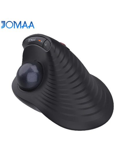 JOMAA Speed Roller Trackball Mouse Wireless Thumb-Control Mouse Slient Click Rechargeable Ergonomic Trackball Mouse