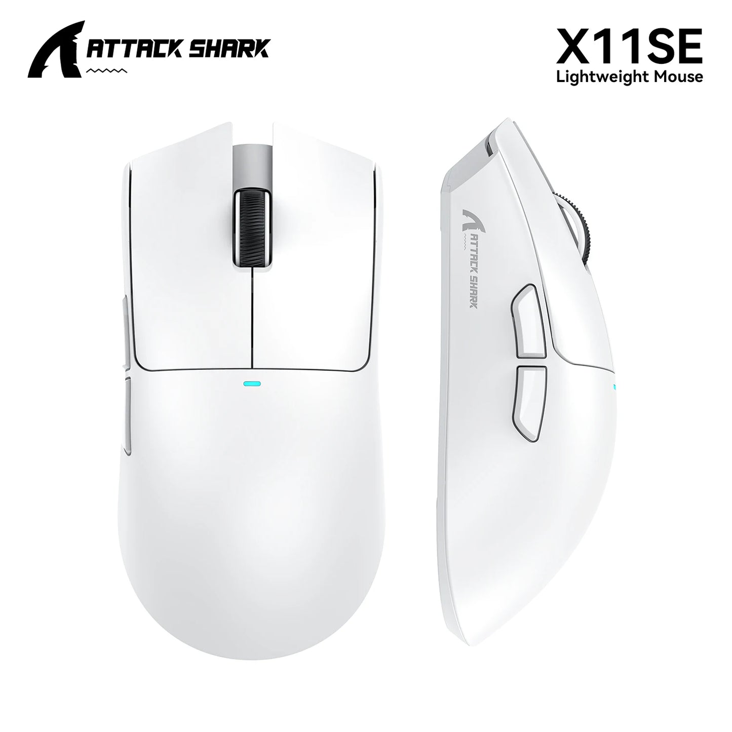 ATTACK SHARK X11 SE Wireless Gaming Mouse 22000 DPI,PixArt PAW3311 Sensor,BT/2.4G/Wired,59g Lightweight,2000W Clicks