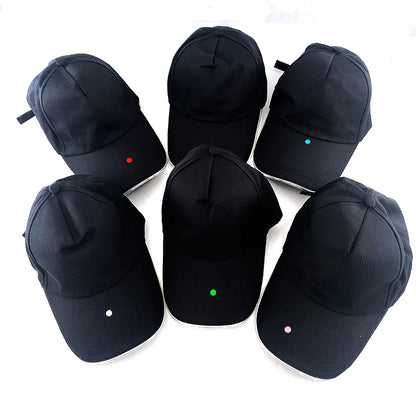 Adult Hat Led Optical Fibre Cap Hip Hot Hat NightClub Concert Masquerade Outdoor Fun Event Supplies Rap Summer Hat