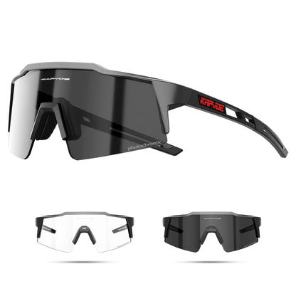 KAPVOE Photochromic Cycling Sunglasses for Men Glasses Fashion Mountain Bicycle Road Speed Cool Goggles Sports MTB Bike Eyewear
