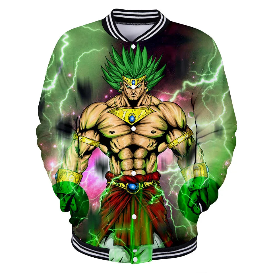 Uniforme de béisbol de estilo urbano de Dragon Ball para hombre, mujer y niños; disfraces de Son Goku para adultos; chaquetas; abrigos de primavera y otoño; cárdigans; sudaderas; regalo