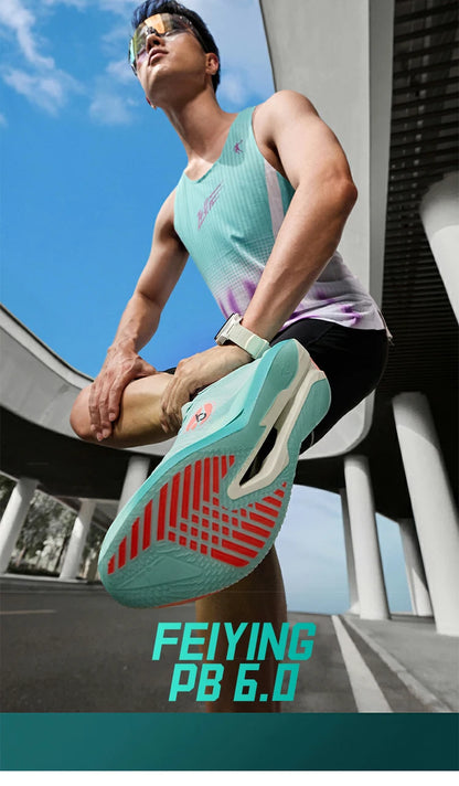QIAODAN Feiying PB6.0 Men's 2026 Marathon Racing Sports Shoes New Suspended Full Palm Carbon Plate Running Sneakers QDB023261299