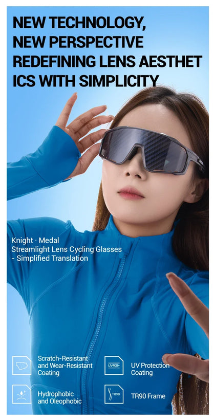 Kapvoe Fashion Sunglasses for Men Cool Cycling Glasses MTB Riding Skating  UV400 Fishing Goggles Man Woman Bike Bicycle Eyewear