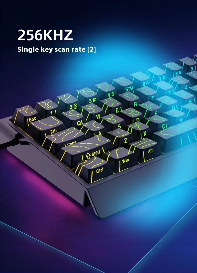 IROK Carotmas Mercury68 Magnetic Switch Mechanical Keyboards 8K 68 Keys RT0.004mm Low Delay Custom Wired Gaming Keyboard PC Gifts