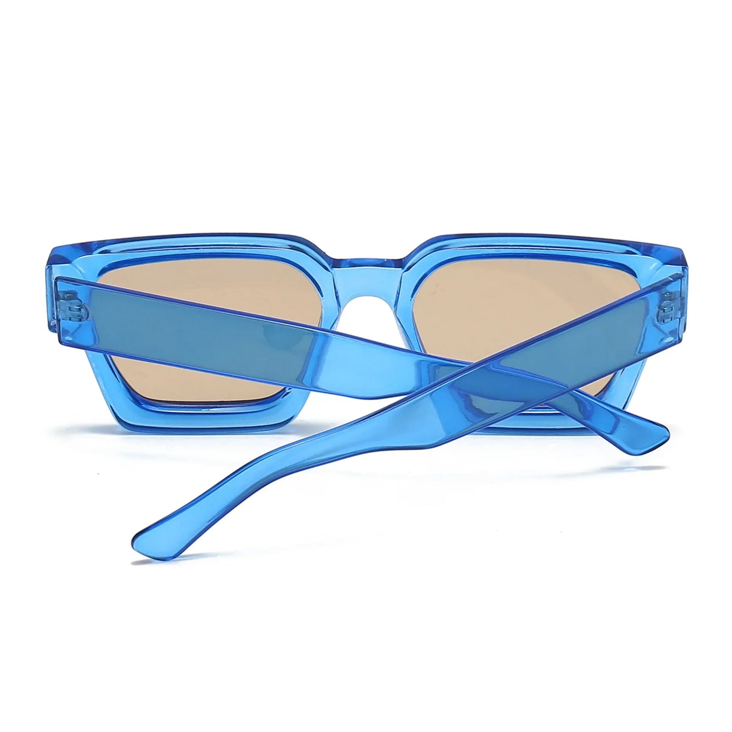 JNPCXI Fashion Square Women Luxury Sunglasses Retro Gradient Blue Designer Men Trending Sun Glasses Shades UV400