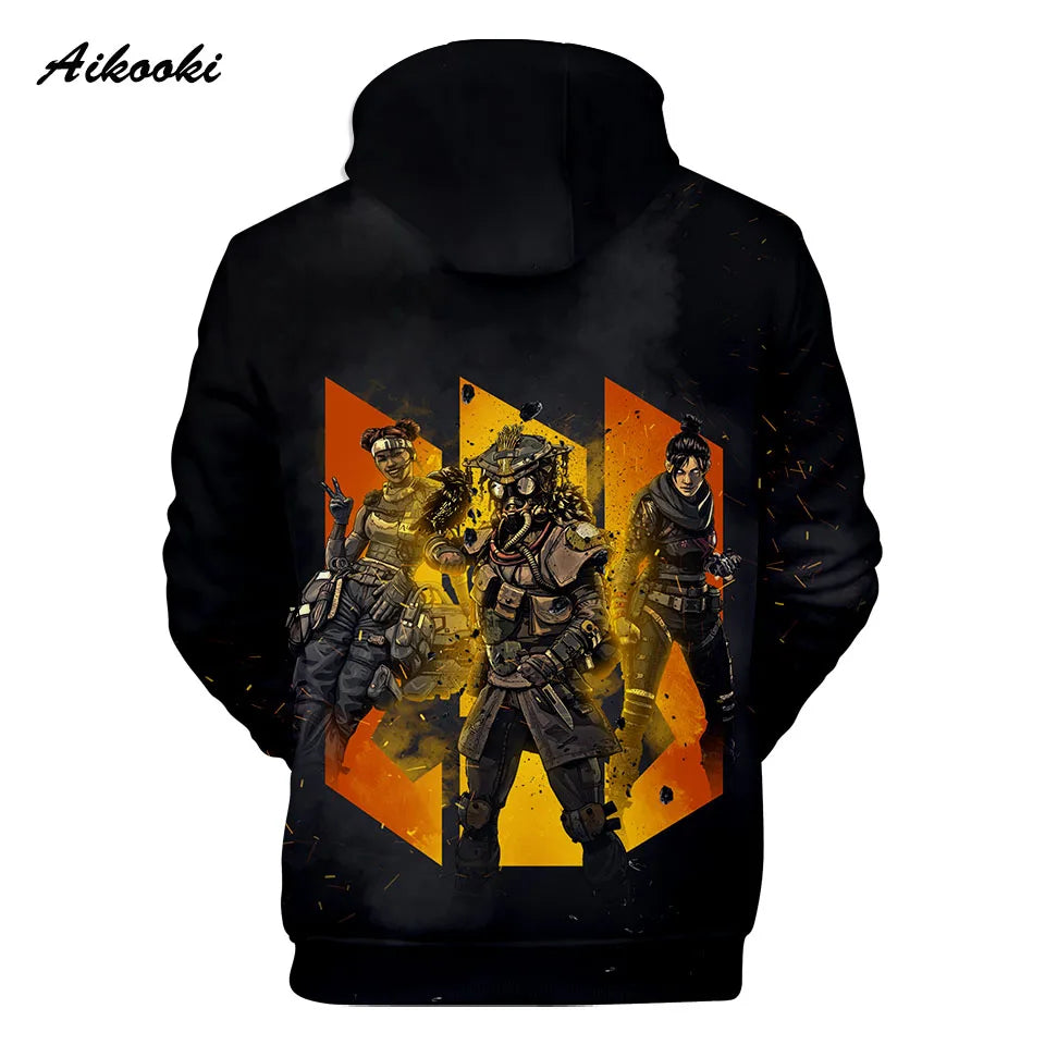 Personality 3D Printed Game Apex Legends Hoodies Sweatshirts Men Women High Quality Hoody Game Long Sleeve Plus Size Hoodies