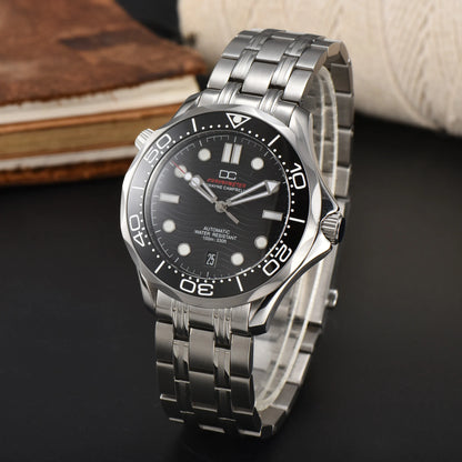 DWAYNE CAMPBELL Reloj mecánico automático de lujo para hombre NH35, bisel de cerámica, resistente al agua, reloj de pulsera clásico de negocios