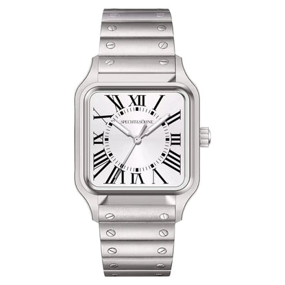 2025 New 34MM Specht & Söhne Quartz Watches Japan VH31 Movt Sapphire Blue Color Ultrathin Stainless Steel Relogio Masculino