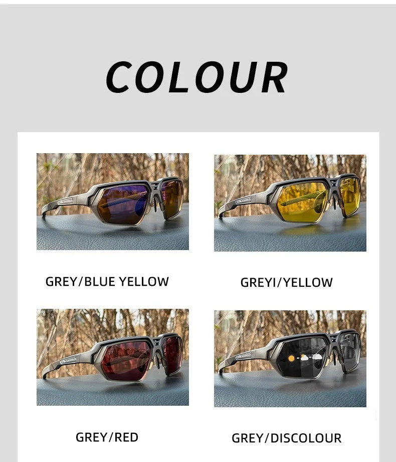 OKUMA New outdoor fishing fishing glasses for UV400 polarization to find fish, suitable for cycling, hiking and mountaineering.
