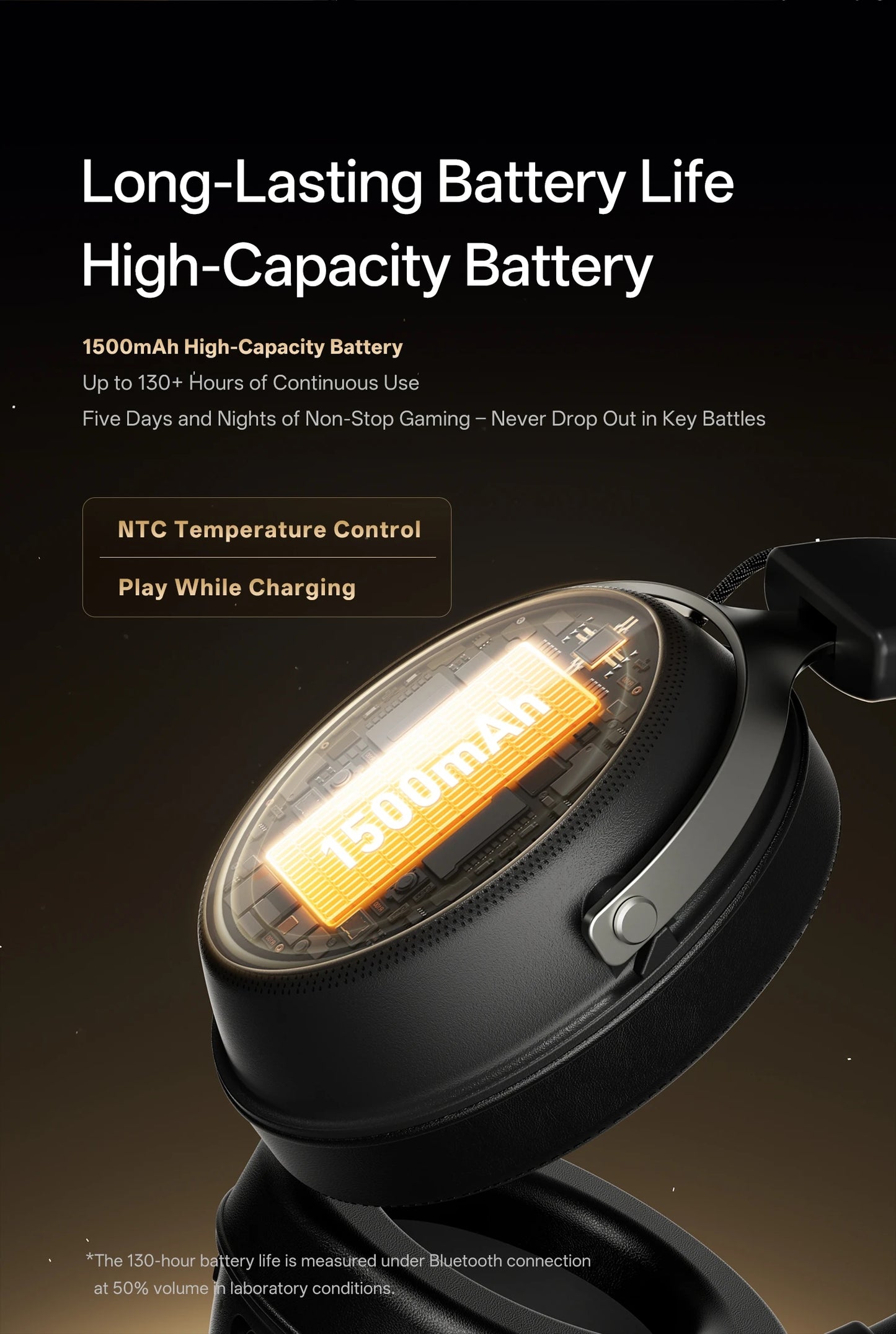 ATK Neptune N9 Wireless Gaming Headset – Low Latency eSports Headphones with Noise Cancelling Mic, Bluetooth 5.3, 4 Modes Dual Connection Gaming Headset