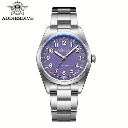 ADDIESDIVE 2026 New Men's Luxury Quartz Watch 100m Water Resistance Sapphire Crystal Japanese Movement BGW9 Blue Lume AD2521